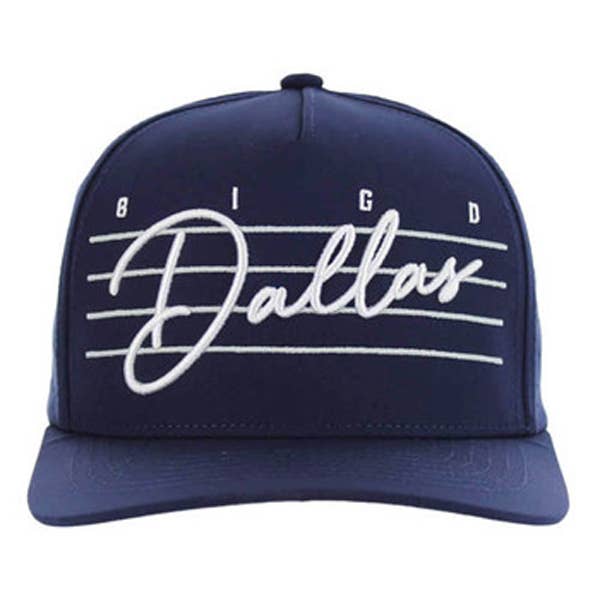 DALLAS "Big D" Perforerad Hydro Cap Vattentät Snapback-keps för wholesale av S & J Gift Inc