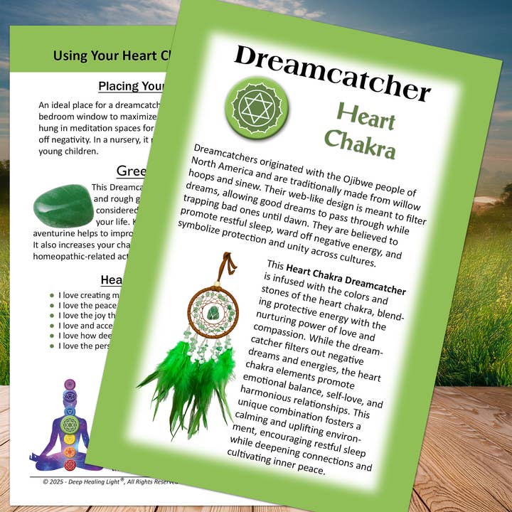 Deep Healing Light - Wholesale Dream Catcher - Chakra Healing Dreamcatcher – Spiritual Wall Decor, Giftable8