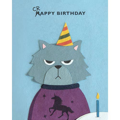 Good Paper - Wholesale Birthday Card - Grumpy Kitty Birthday