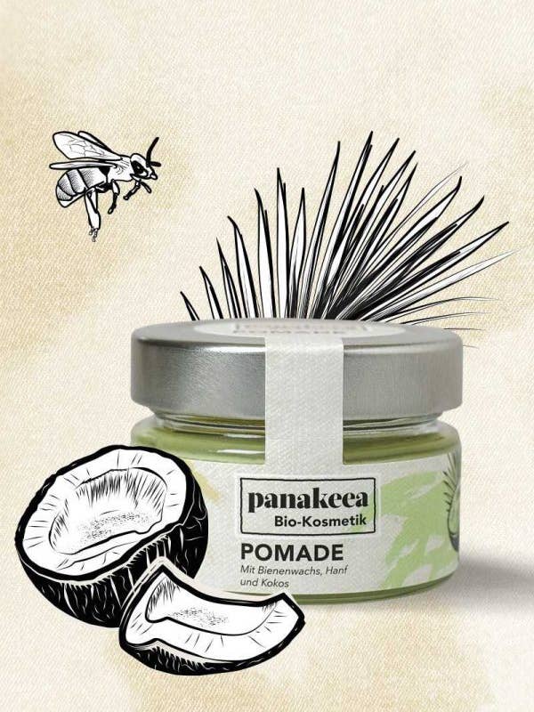 organic pomade for wholesale by panakeea Bio-Kosmetik