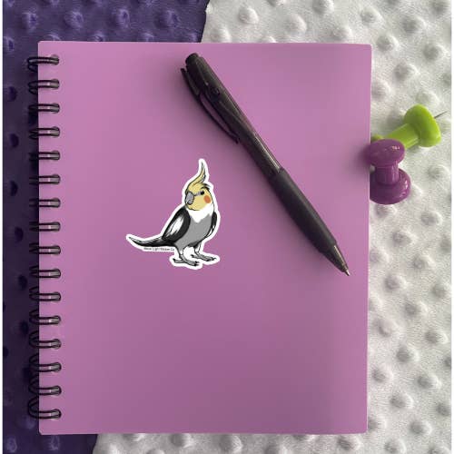 Moon Light Sticker Co - Wholesale Sticker - Cockatiel Sticker3