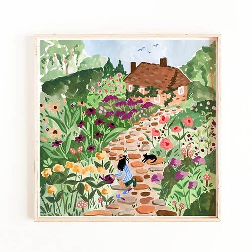 Swedish Garden Art Print för wholesale av Sabina Fenn