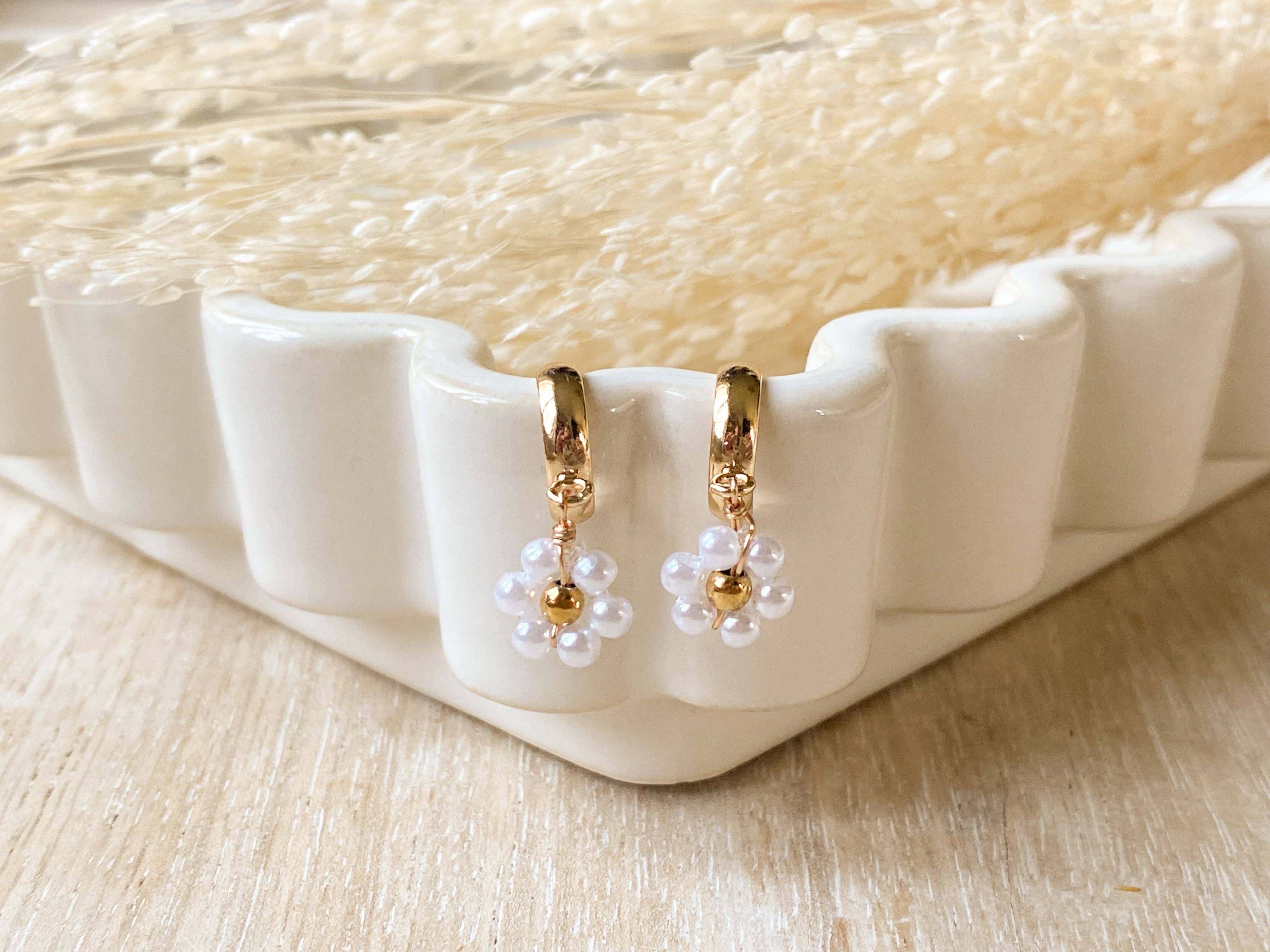 Agaveh girl - Wholesale Huggie Earrings - Nectar Blooms1