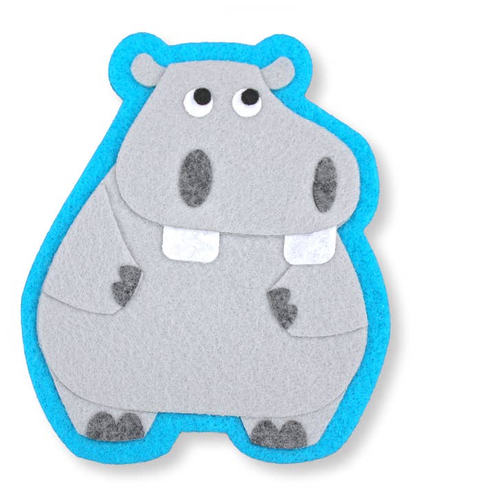 Patch Beauregard l'ippopotamo per la vendita all'ingrosso da parte di Little World of Beasts