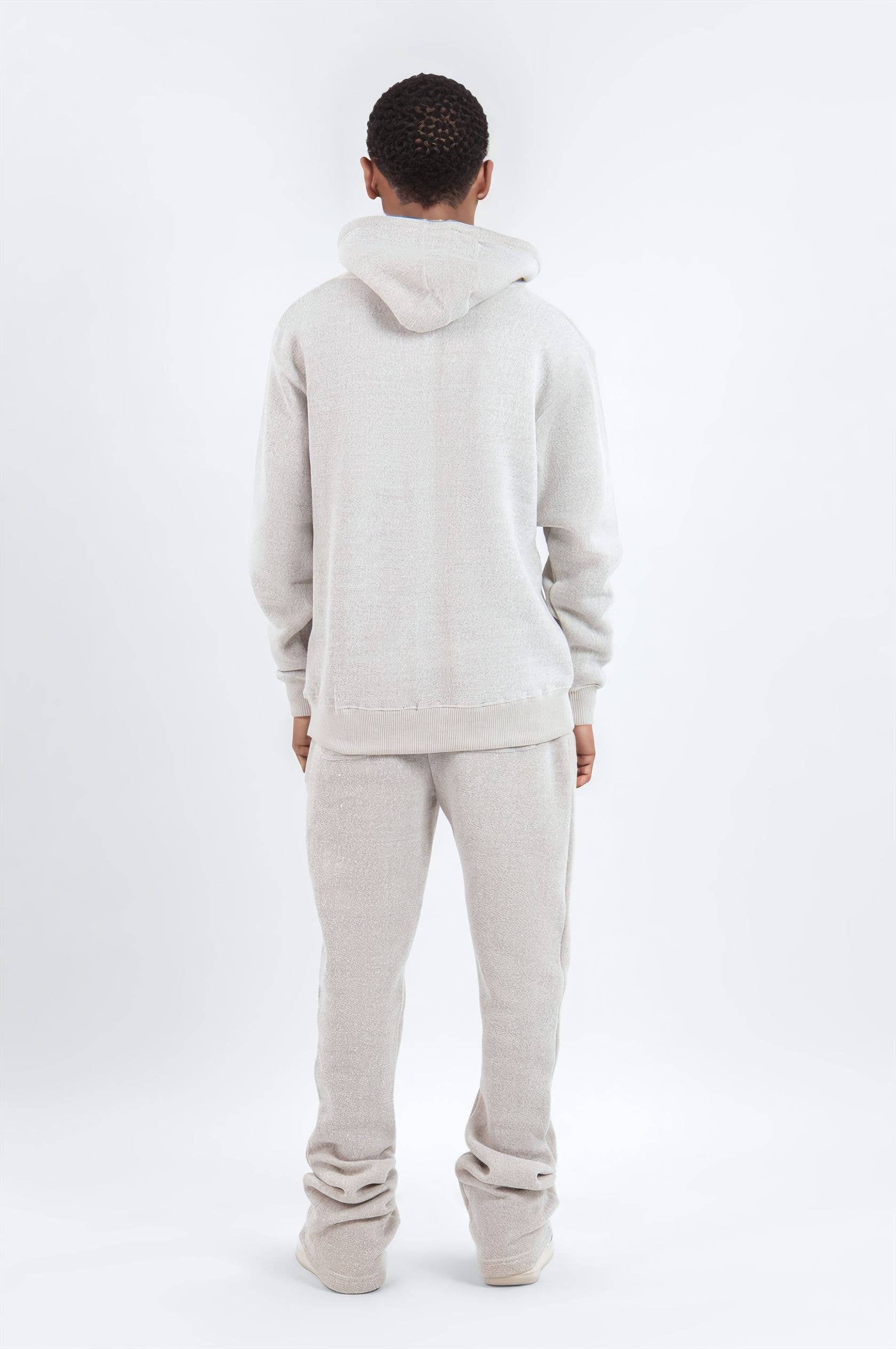 Stylo – Engroshandel Træningsdragt – til mænd – Stylo oatmeal flared træningssæt2