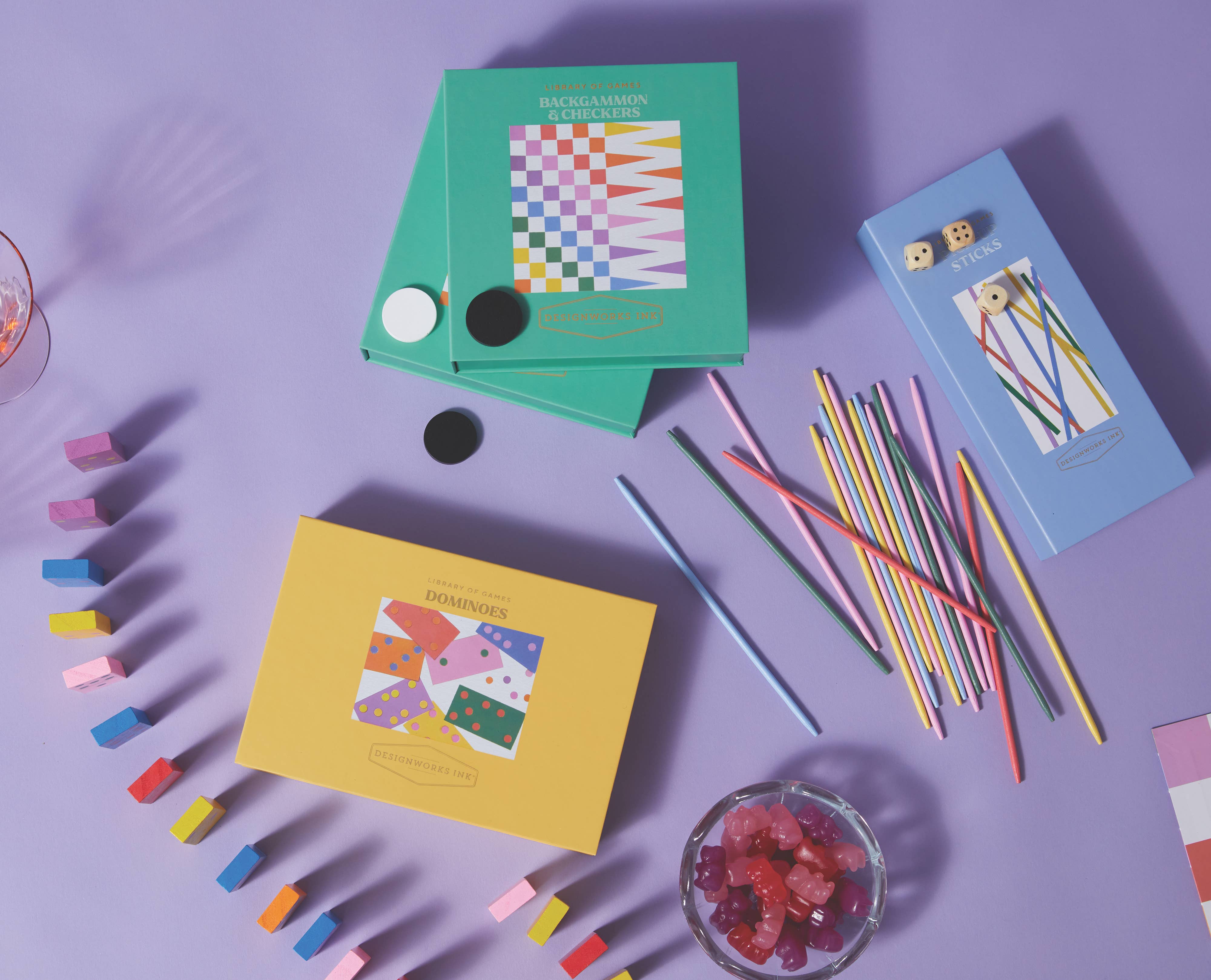 DesignWorks Ink - Wholesale Board Game - Checkers / Backgammon Table Top Game1