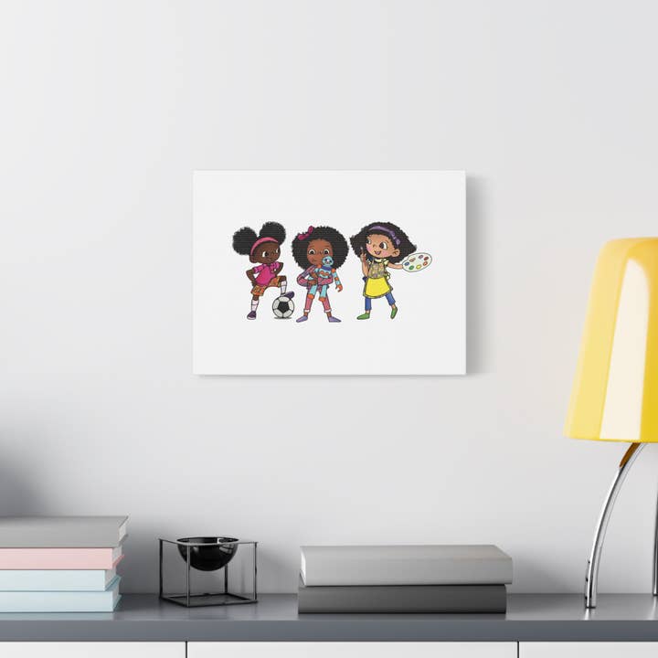 Ikuzi Dolls - Wholesale Art Print - Kids & Baby - Kids' Canvas Wall Art - Playful Characters for Creative Spaces70