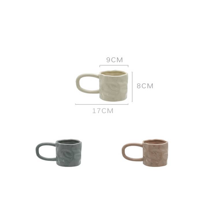 Ailly's garden - Wholesale Coffee Mug - Mug créatif minimaliste en céramique avec grande anse7