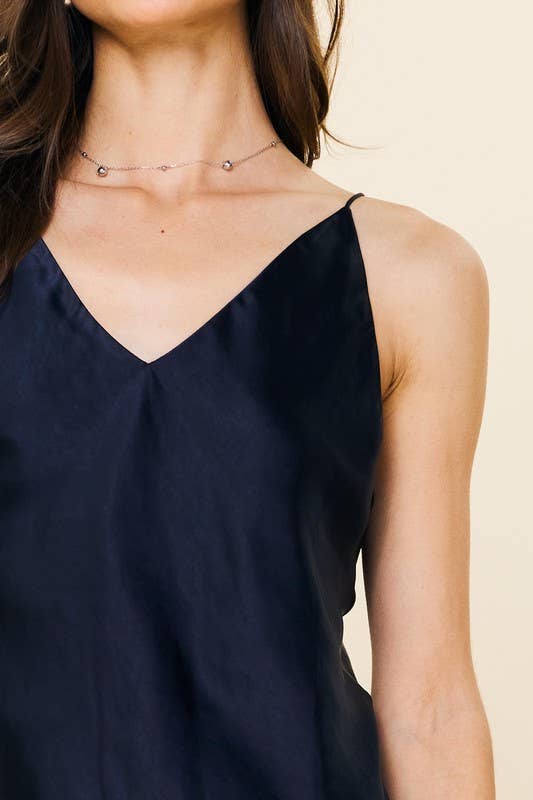SKIES ARE BLUE - Wholesale Camisole - Women's - Satin Cami Top1