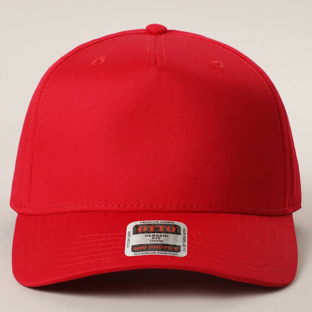 Fashion City - Wholesale Trucker Hat - Unisex - Solid Color OTTO 5 Panel Mid Profile Trucker Hat 10