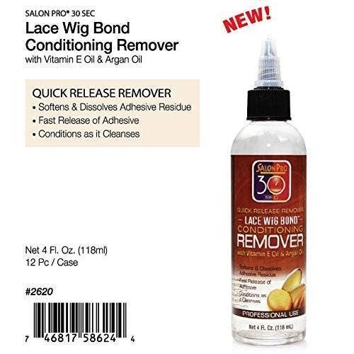 KT Supply - Wholesale Hair Spray - Salon Pro 30 Sec Lace Wig Bond Conditioning Remover 4 Oz1