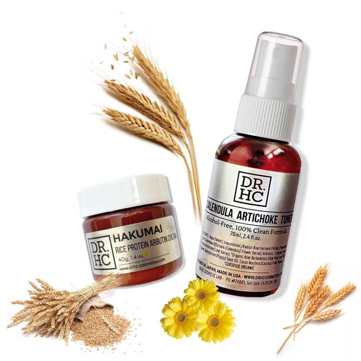 DR.HC Cosmetic Lab – wholesale Ansiktstoner – Calendula kronärtskocka toner (70 ml, 2,4 fl.oz.) (Anti-akne, anti-ärr, hud återhämtning, Pore krympande...)2