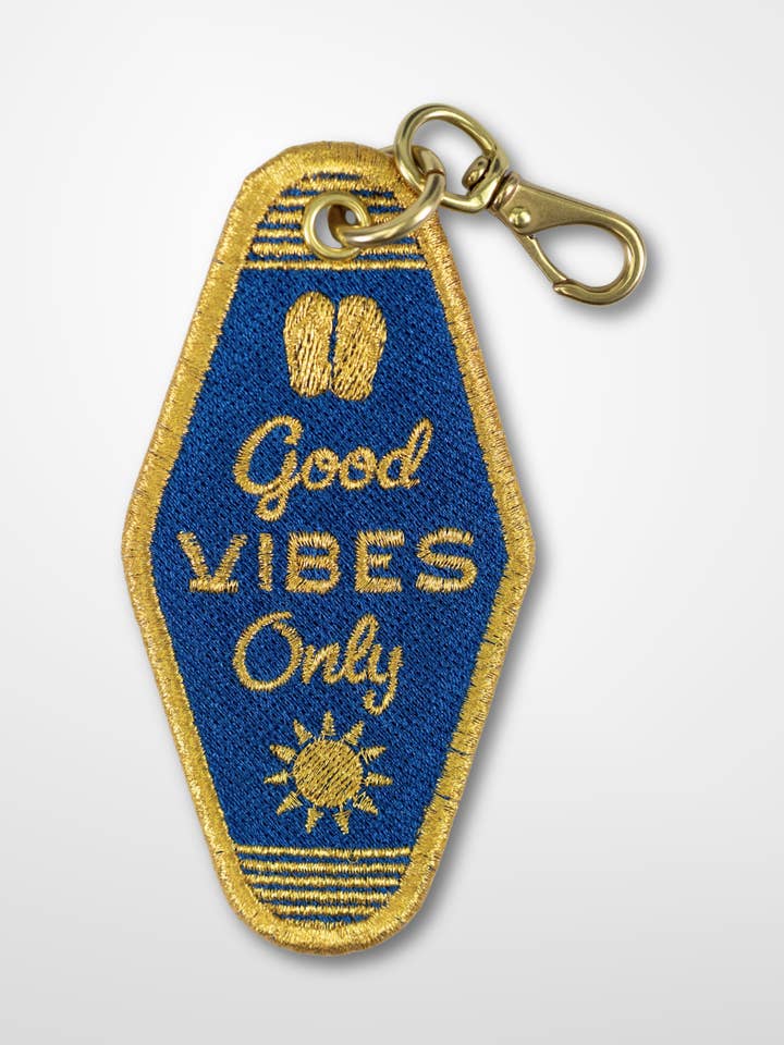 Good Vibes Only - Vintage Room Key for wholesale by Wild Threads