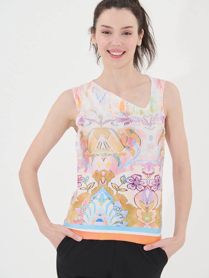 MISSY TEKSTIL – Engroshandel Strikket top - Dame – H-0238 -6998