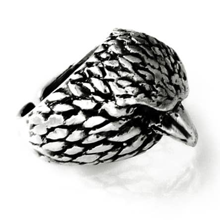 JUSTERBAR ZAMAK RING MED ØRNEHOVED 8002 for engroshandel hos D.E.I. SRL - Sultan Collection