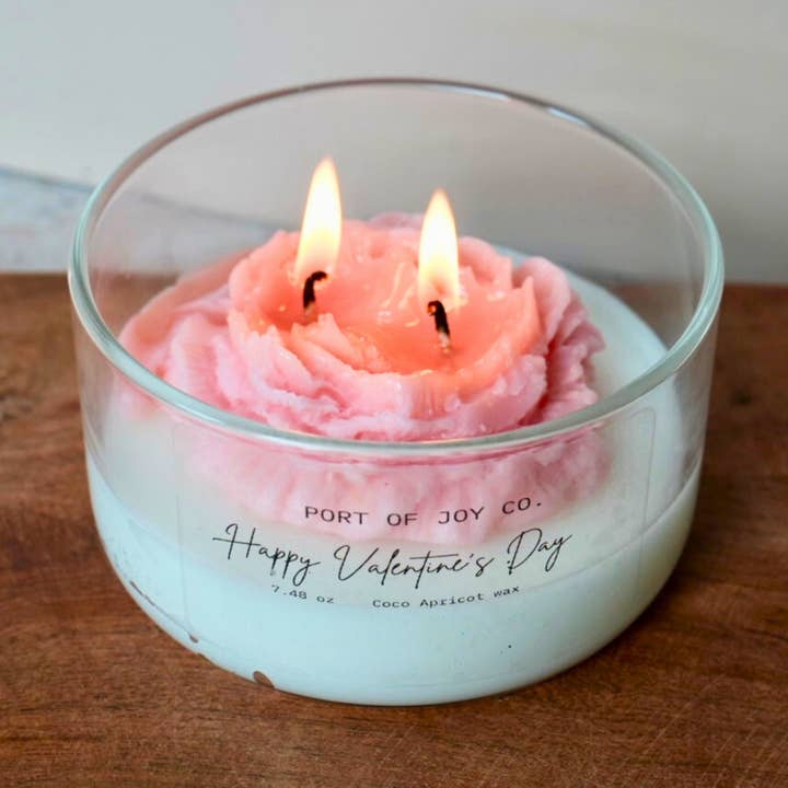 Happy Valentine's Day Candle – Romantic Gift for wholesale by Port of Joy Co