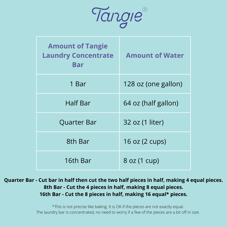 Tangie LLC - Wholesale Laundry Detergent Powder/Pods - Tangie Laundry Concentrate – 1-Gallon, No-Waste Cleaning Bar2