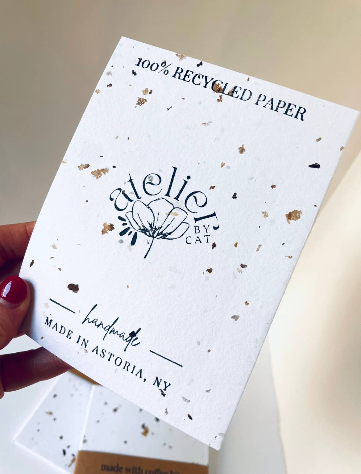 Atelier By Cat - Wholesale Notebook - mini Recycled Coffee Confetti Notebook Eco-Friendly Book5