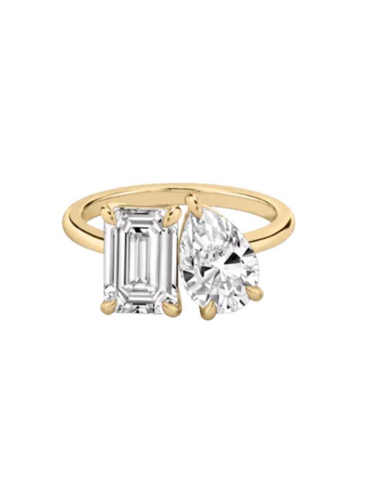 Toi et Moi Ring Gold für den Großhandel von ALEXIS DAOUD JEWELRY