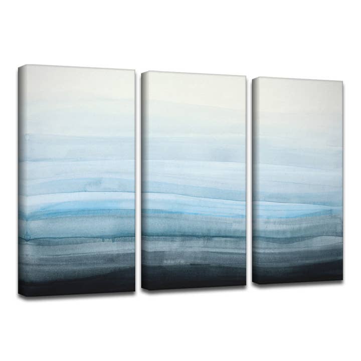 Ready2hangart, Inc. - Wholesale Gallery Wall Set - Ready2HangArt 'Coastal Mist' Norman Wyatt Jr. Canvas Art Set
