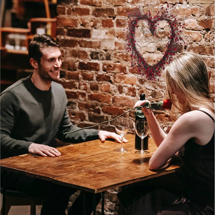 4E's Novelty - Wholesale Wreath - 15" Valentine's Heart Wreath - Red Berry Grapevine for Indoor/Outdoor Decor5