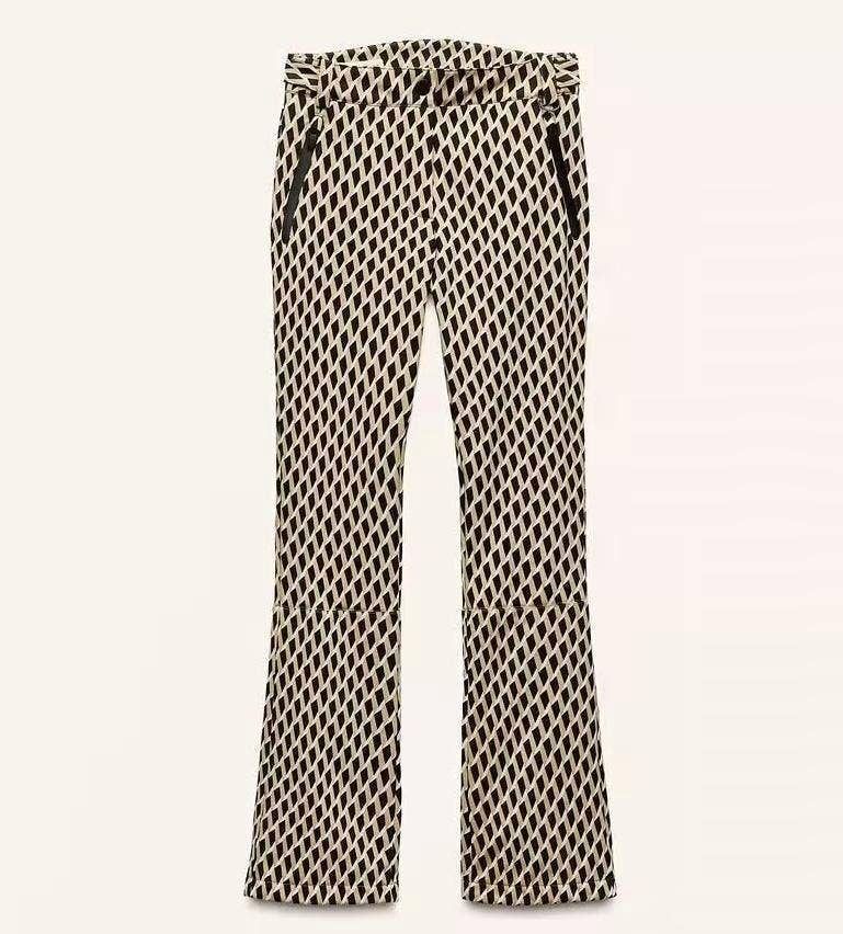 Rosa Clothing - Wholesale Coat - Women's - Printed belt hooded ski padded quilted jacket coat4