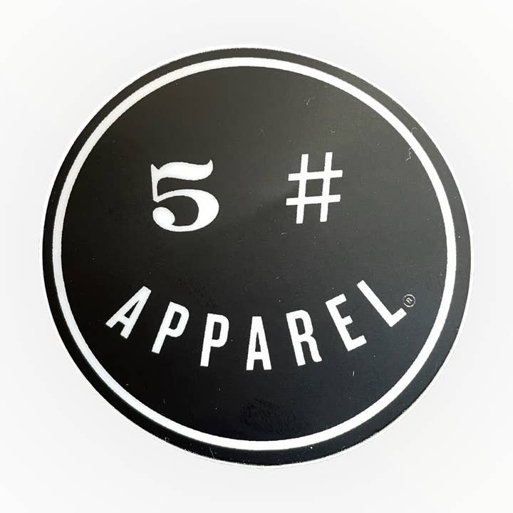 Smileysticker van 5 pond voor wholesale door 5 Pound Apparel