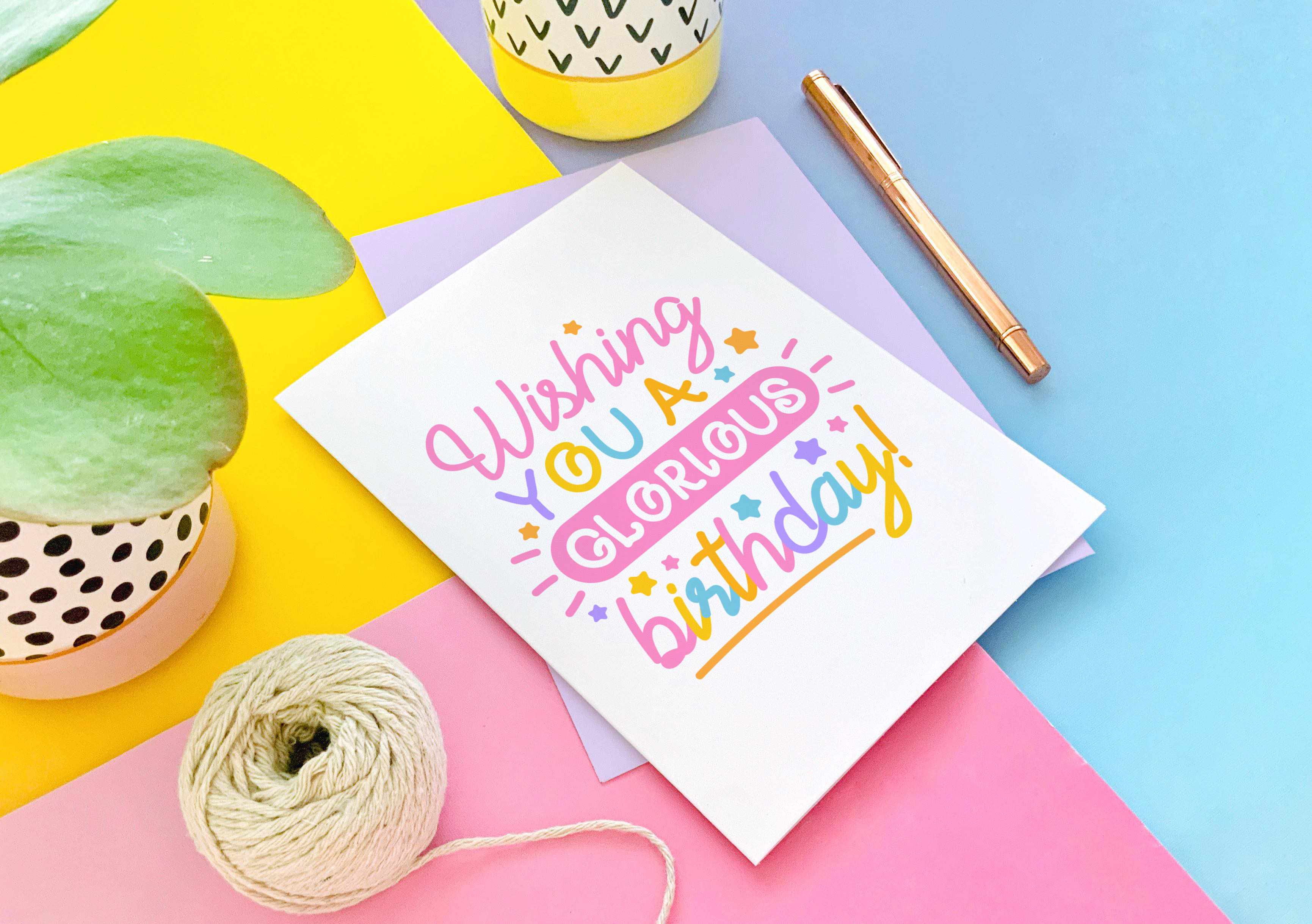 CoconuTacha - Wholesale Birthday Card - Glorious Birthday Greeting Card6