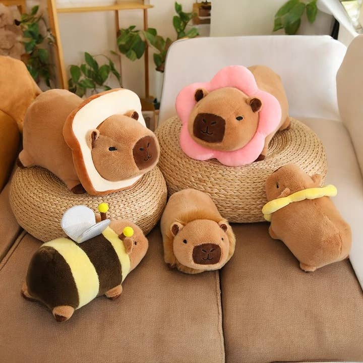 ToyalFriends - All Import Duties Covered! – Peluche - Crianças e bebés por atacado – Brinquedo de Peluche de Peluche Capibara Criativo6