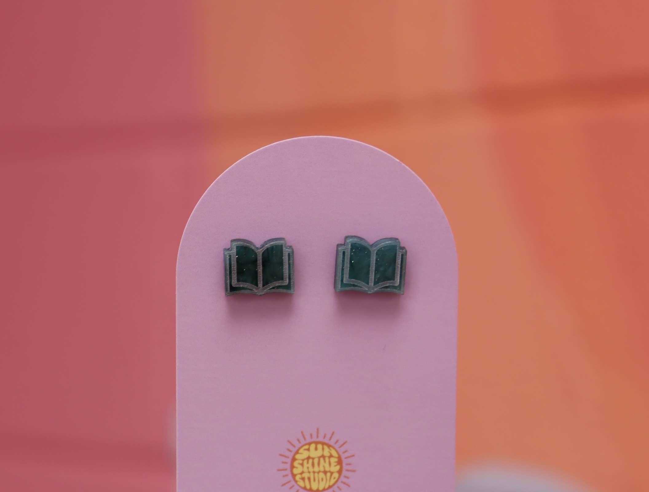 Sunshine Studio - Wholesale Stud/Post Earrings - Open Book Tiny Stud Earrings35