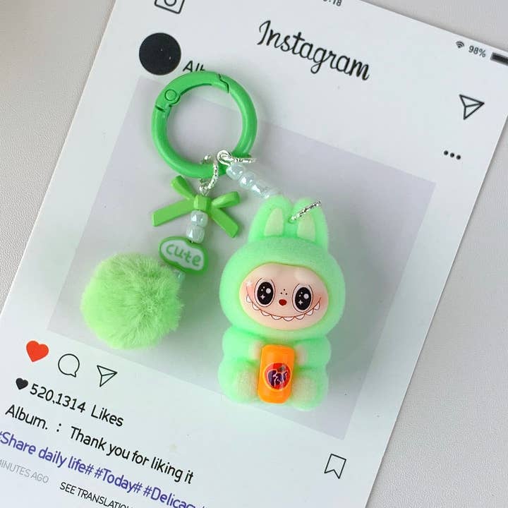 Lilyrosy(Duty free) - Wholesale Keychain - Women's - Labubu Hot-Selling Cute Keychain for Girls,Car Key Accessory2