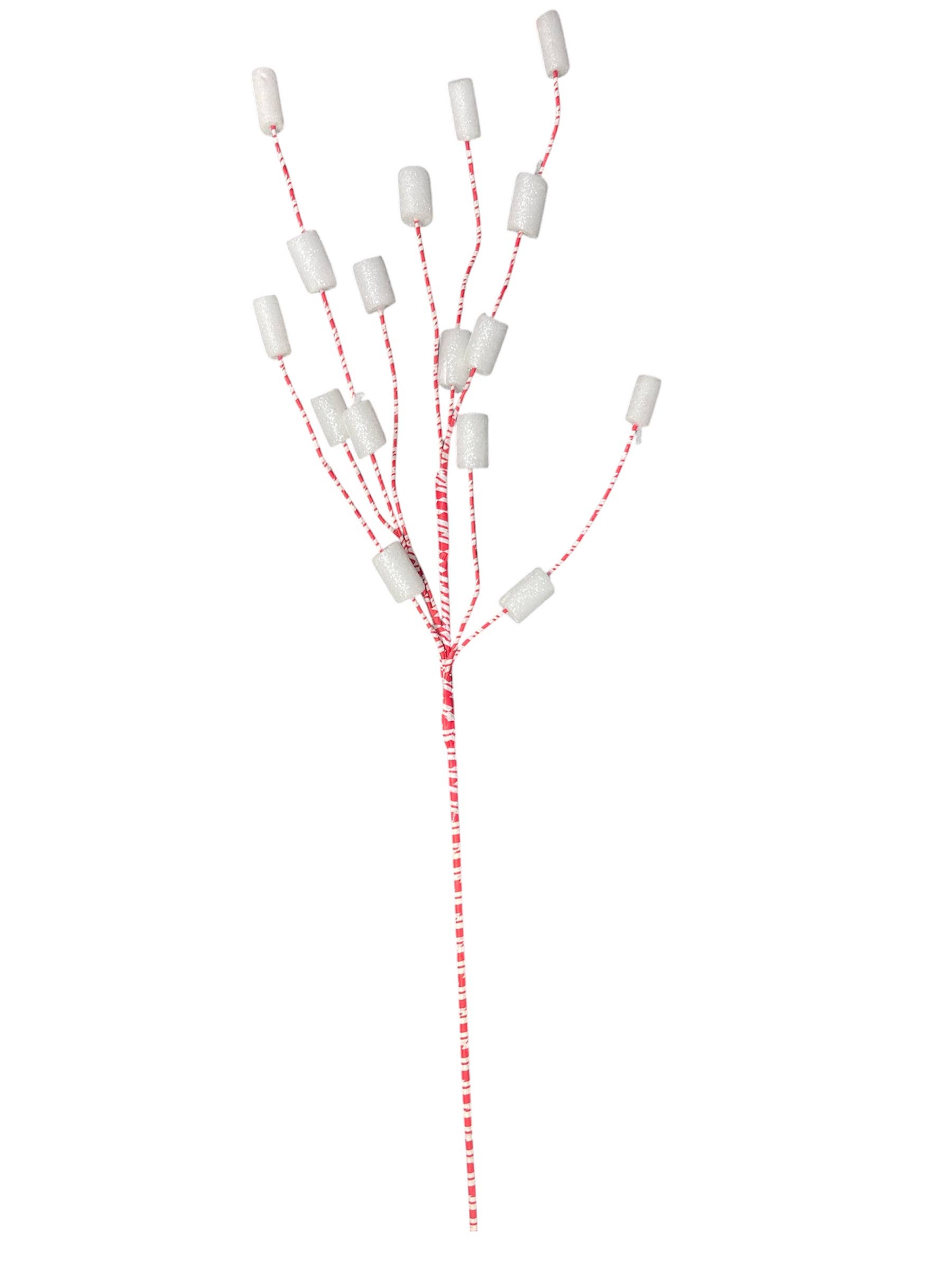 Thompson Wholesale - Wholesale Christmas Decoration - Red & White Sprays & Stems Package -- 41 Piece Set21