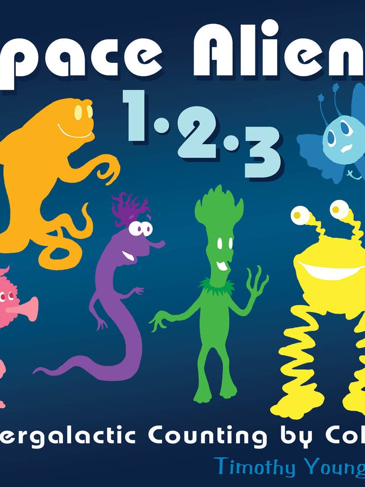 Space Aliens 1-2-3: Conteggio intergalattico per colore per la vendita all'ingrosso da parte di Schiffer Kids