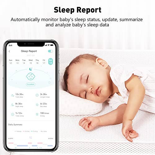 Little Martin's Drawer - Vente Babyphones - Babyphone intelligent 1080P HD avec connexion smartwatch2