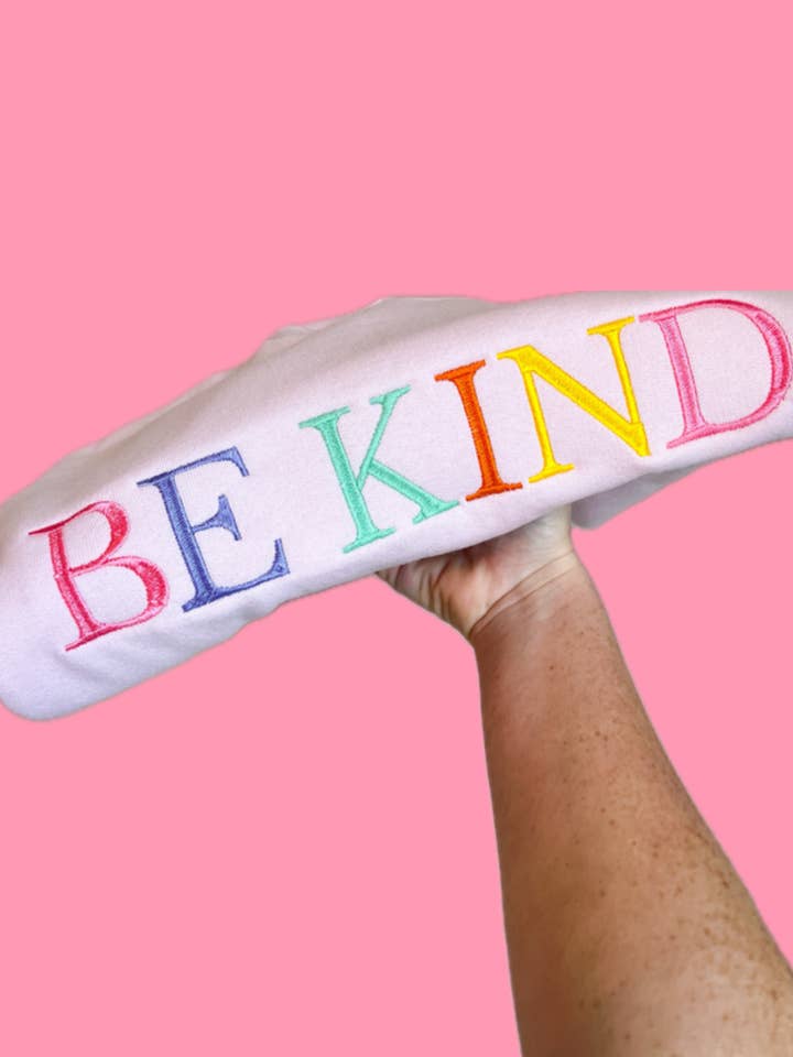 Be Kind Crewneck Sweatshirt for wholesale by Annabelle Arthur Boutique