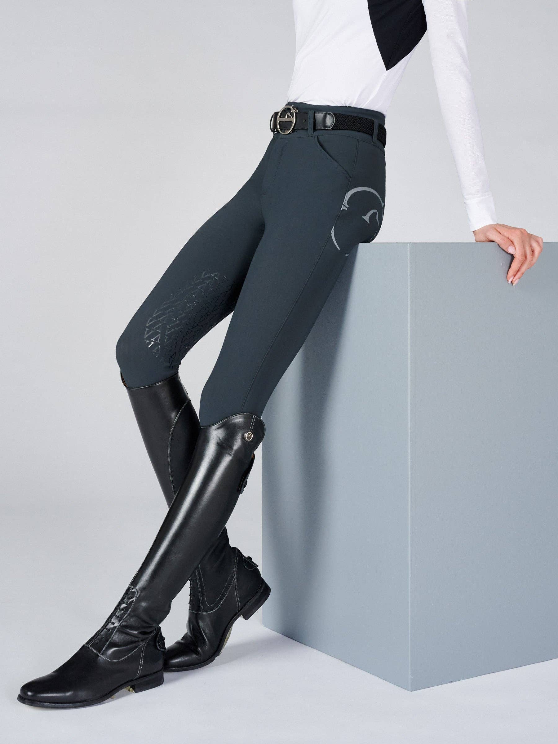 SHOW U EQ – wholesale Byxor - Dam – Molveno V Grip ridbyxor med hög midja8