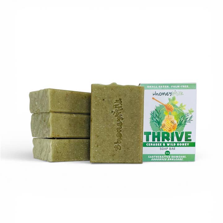 THRIVE (Cerasee & Honey) Soap Bar for wholesale by HoneyMilk