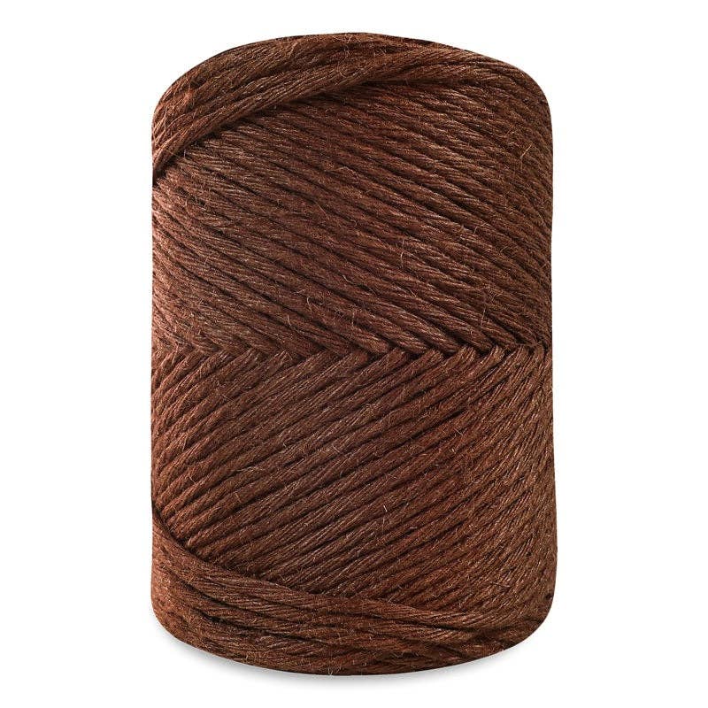 WelcomeYarn - Vente Fils à tricoter - Coton Marron Macramé Rustique0