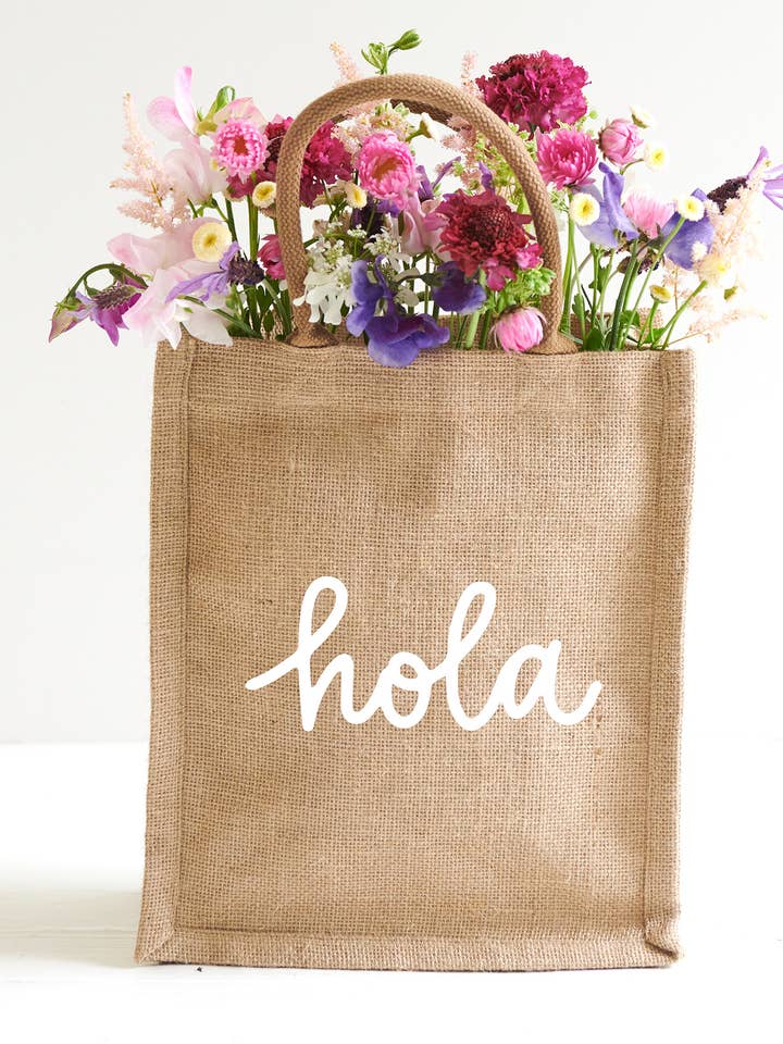 Reusable Gift Tote - Hola for wholesale by The Little Market