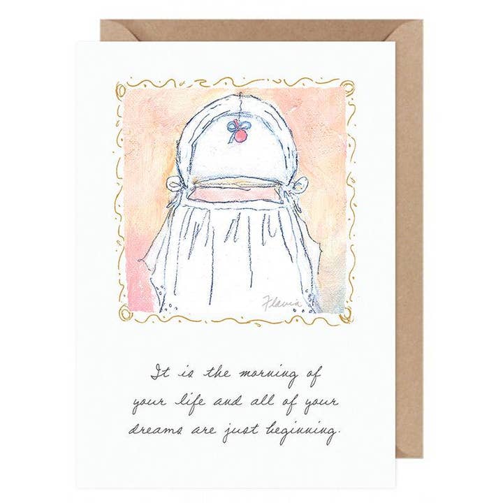 Morgen of Life... Flavia Card af Flavia Weedn 100% bomuld Made in Switzerland 0003-2144 for engroshandel hos Flavia Art Studios