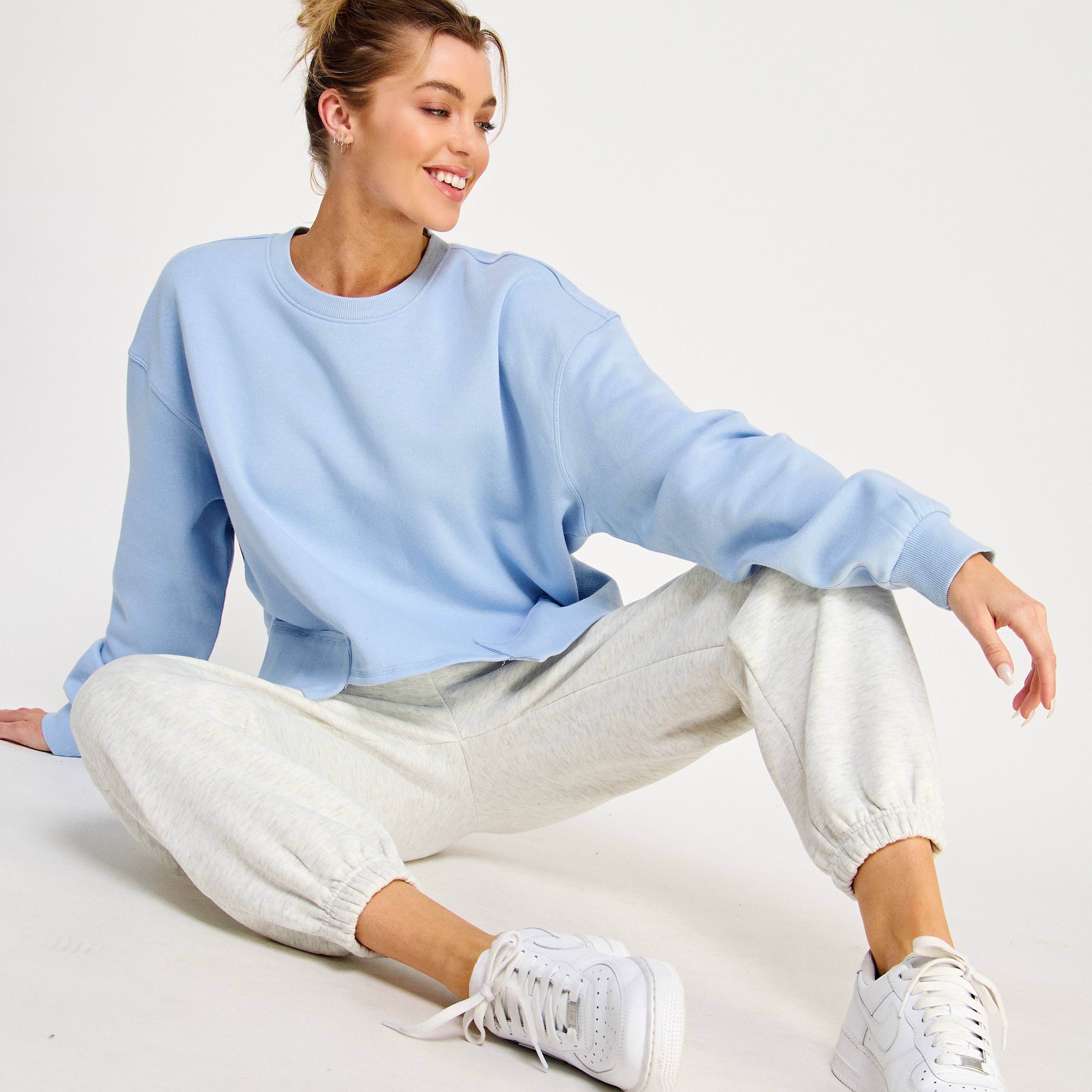 BABY BLUE CAMDEN SWEATSHIRT-FZ0011 for wholesale on Faire12