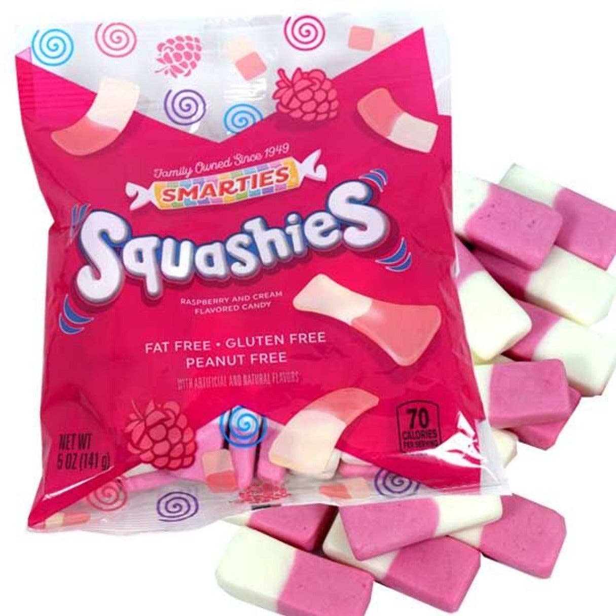I Got Your Candy - Wholesale Hard Candy - Smarties Squashies Bag 5oz - 12ct0
