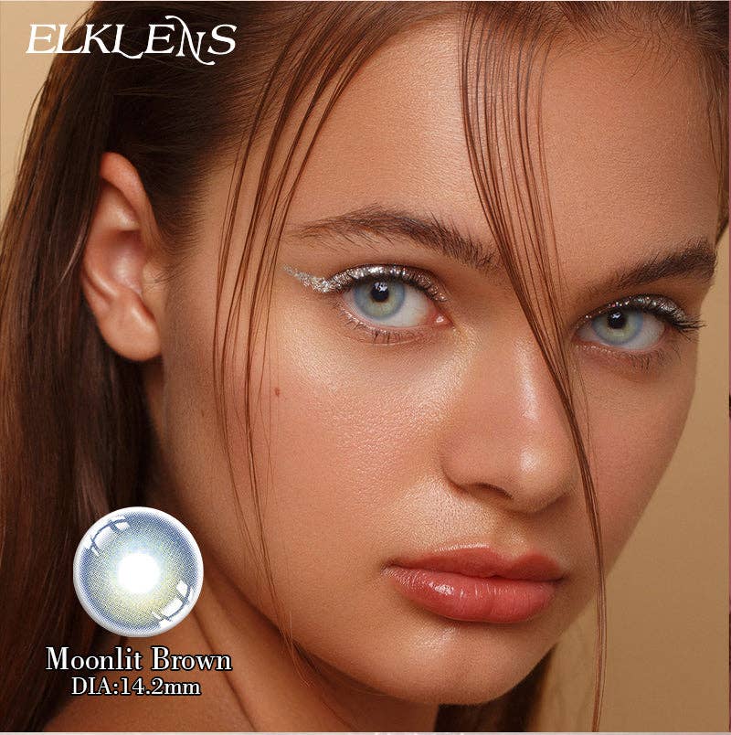ELKLENS – wholesale Kontaktlinser – ELKLENS Moonlight Brown receptbelagda färgade kontaktlinser3