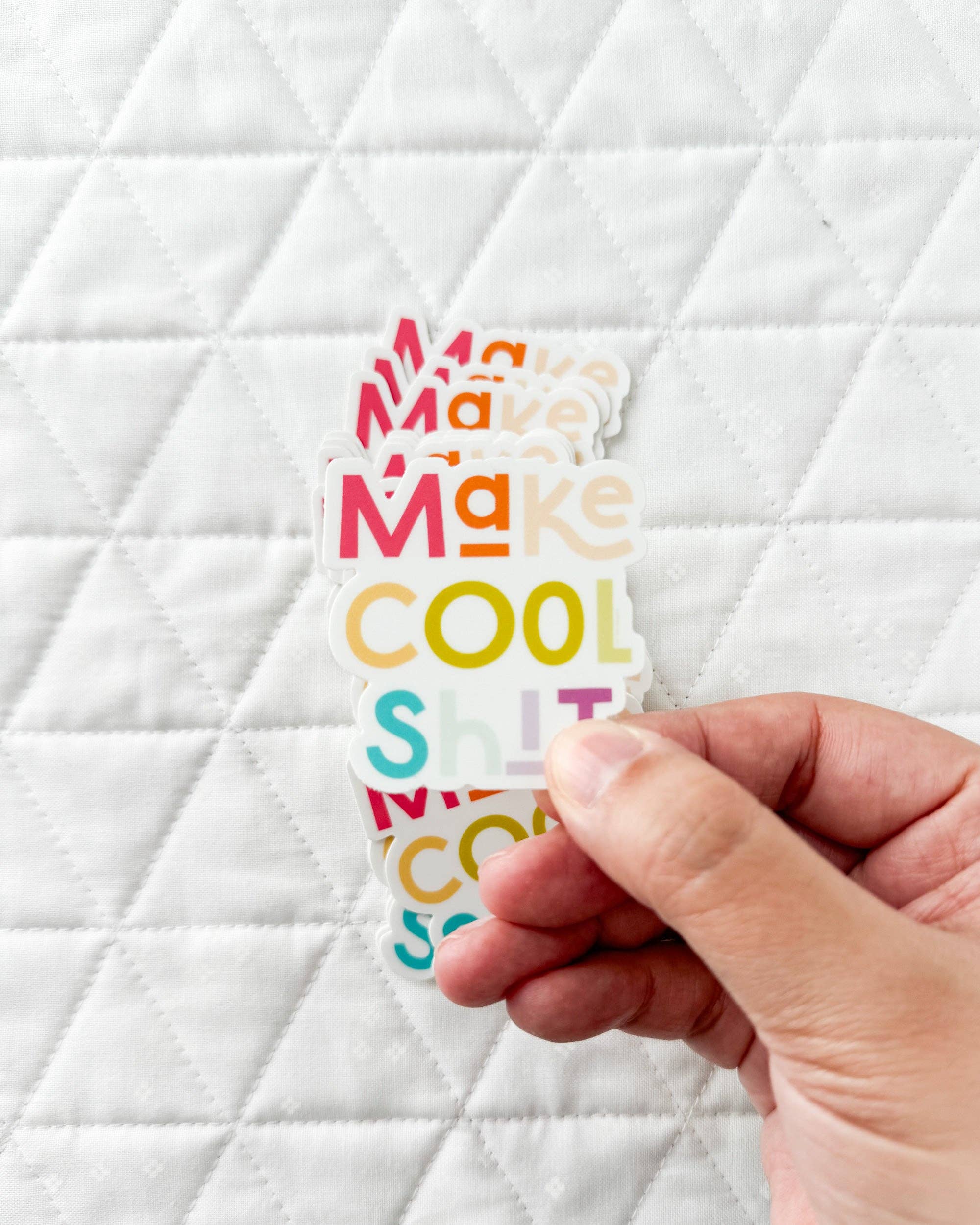 Cotton and Joy - Wholesale Sticker - Make Cool Shit Sticker1
