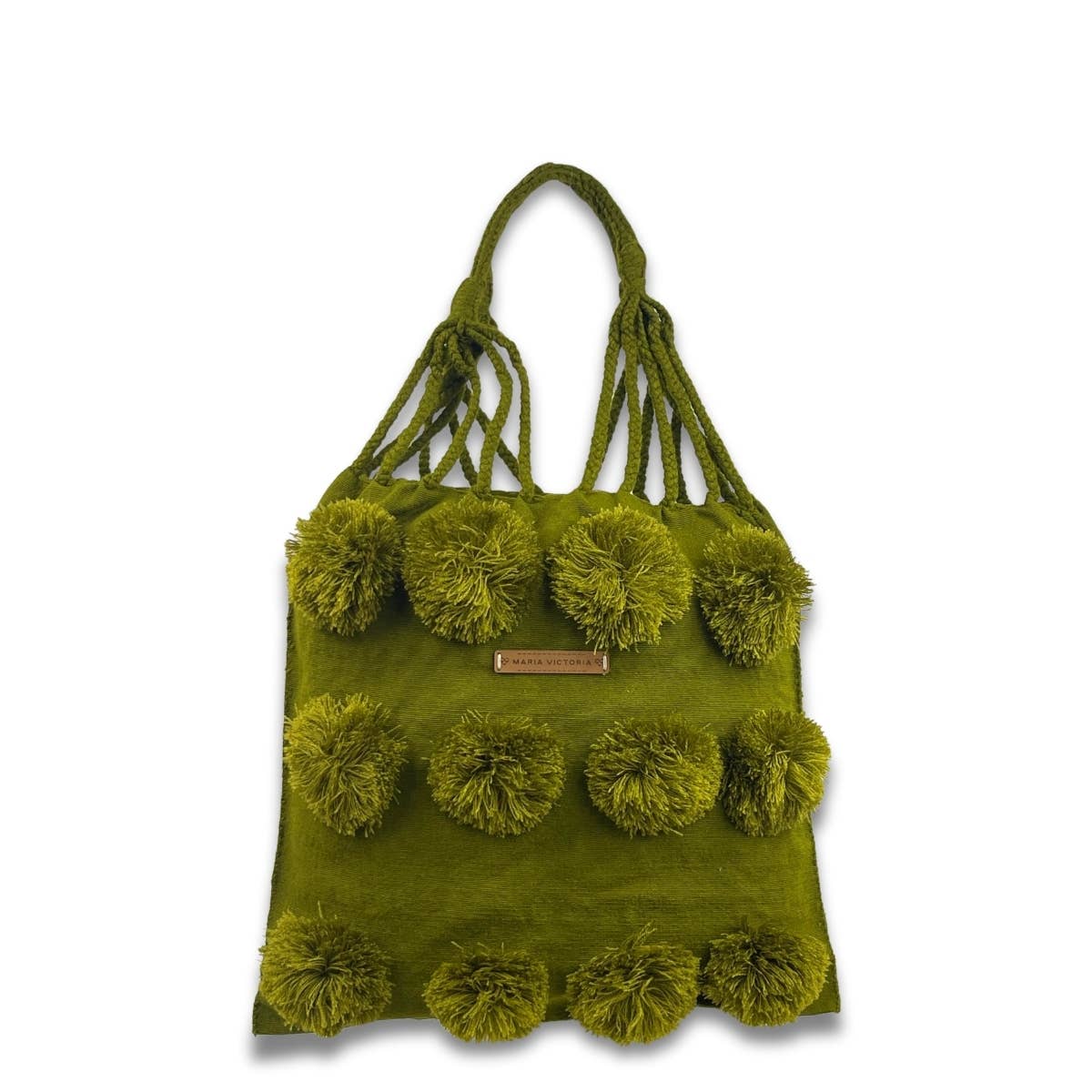 Maria Victoria - Wholesale Crossbody Bag - Women's - Carmela Woven Olive0