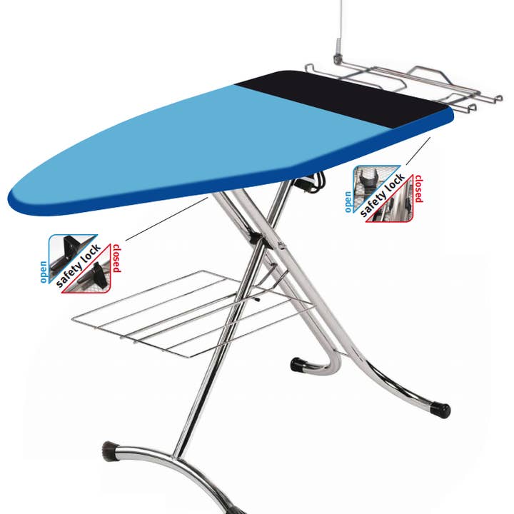 Top House - Wholesale Ironing Board - Blue Prestige