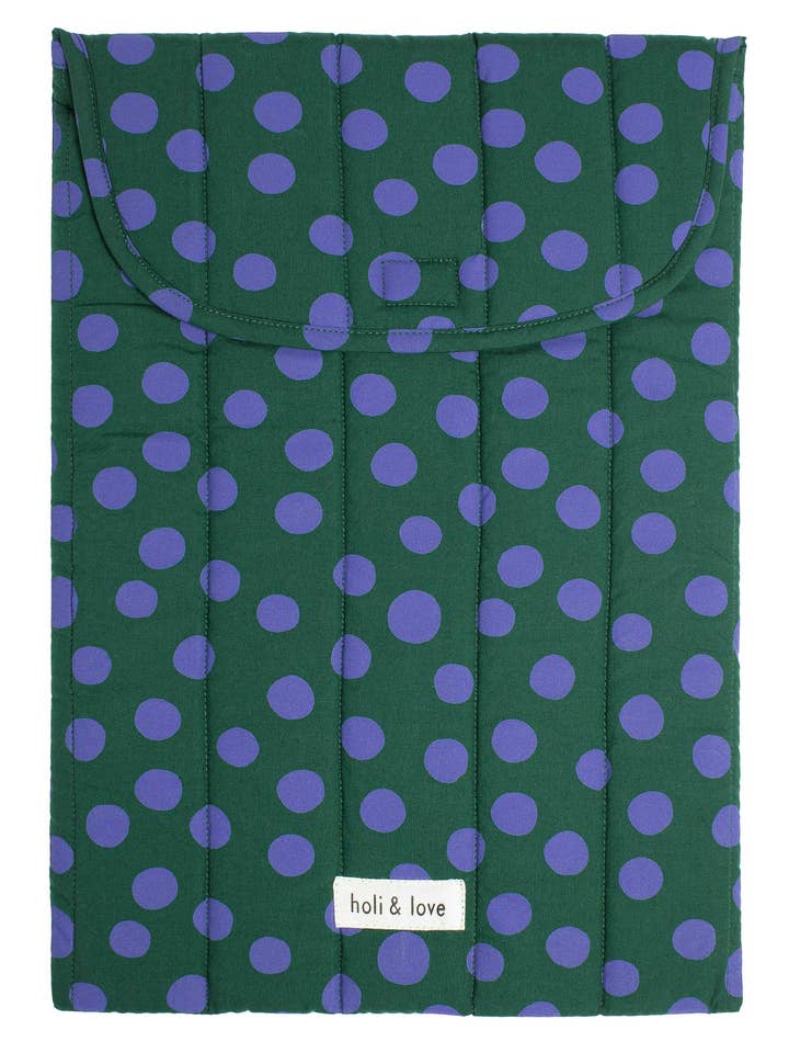 Dots laptop case for wholesale by Holi and Love