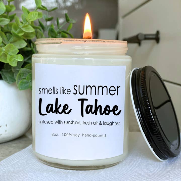 Vela de verano personalizada con nombre para venta al por mayor de Geez Louise Goods