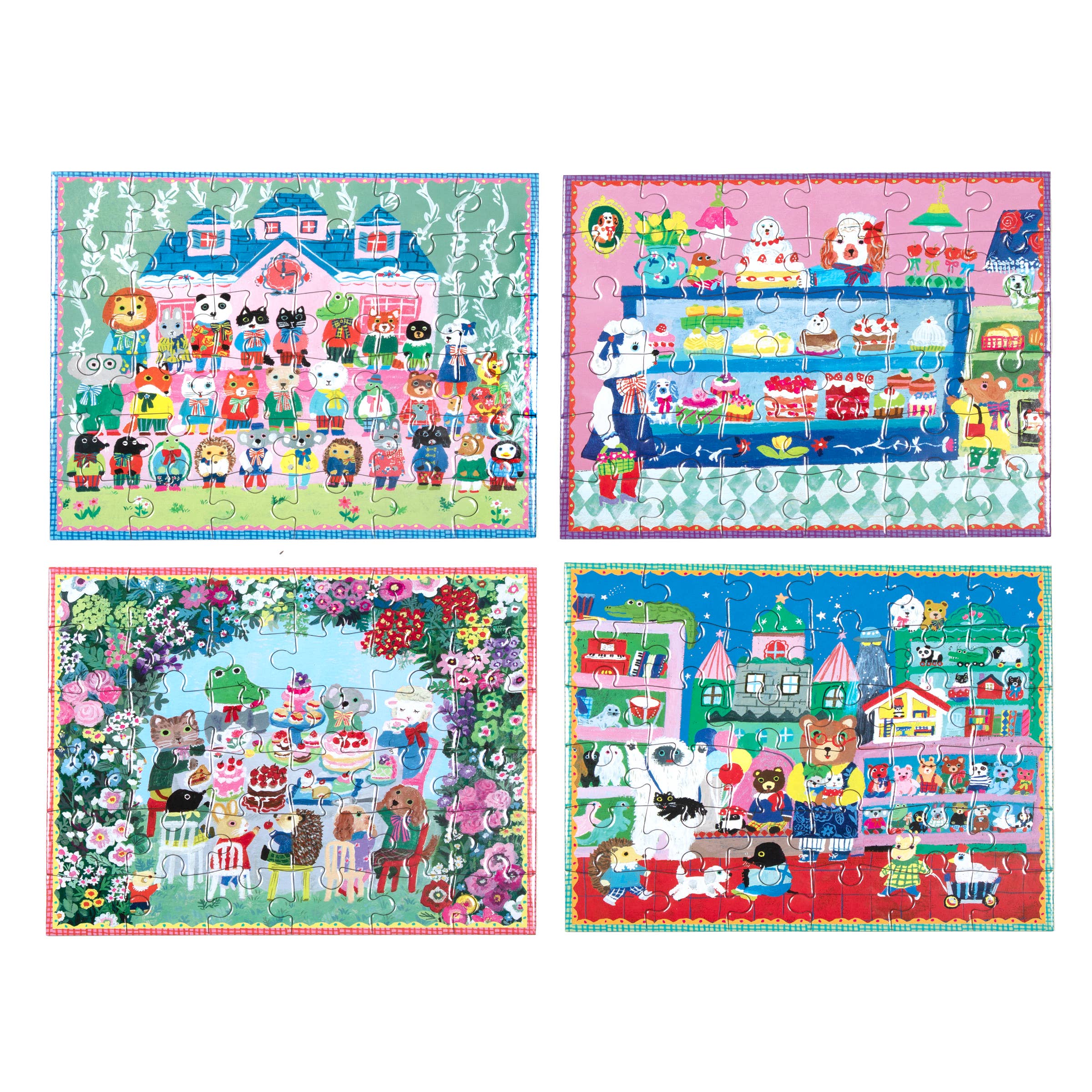 eeBoo - Wholesale Puzzle - Kids - Yumi's 36 Piece Mini Puzzle Assortment2