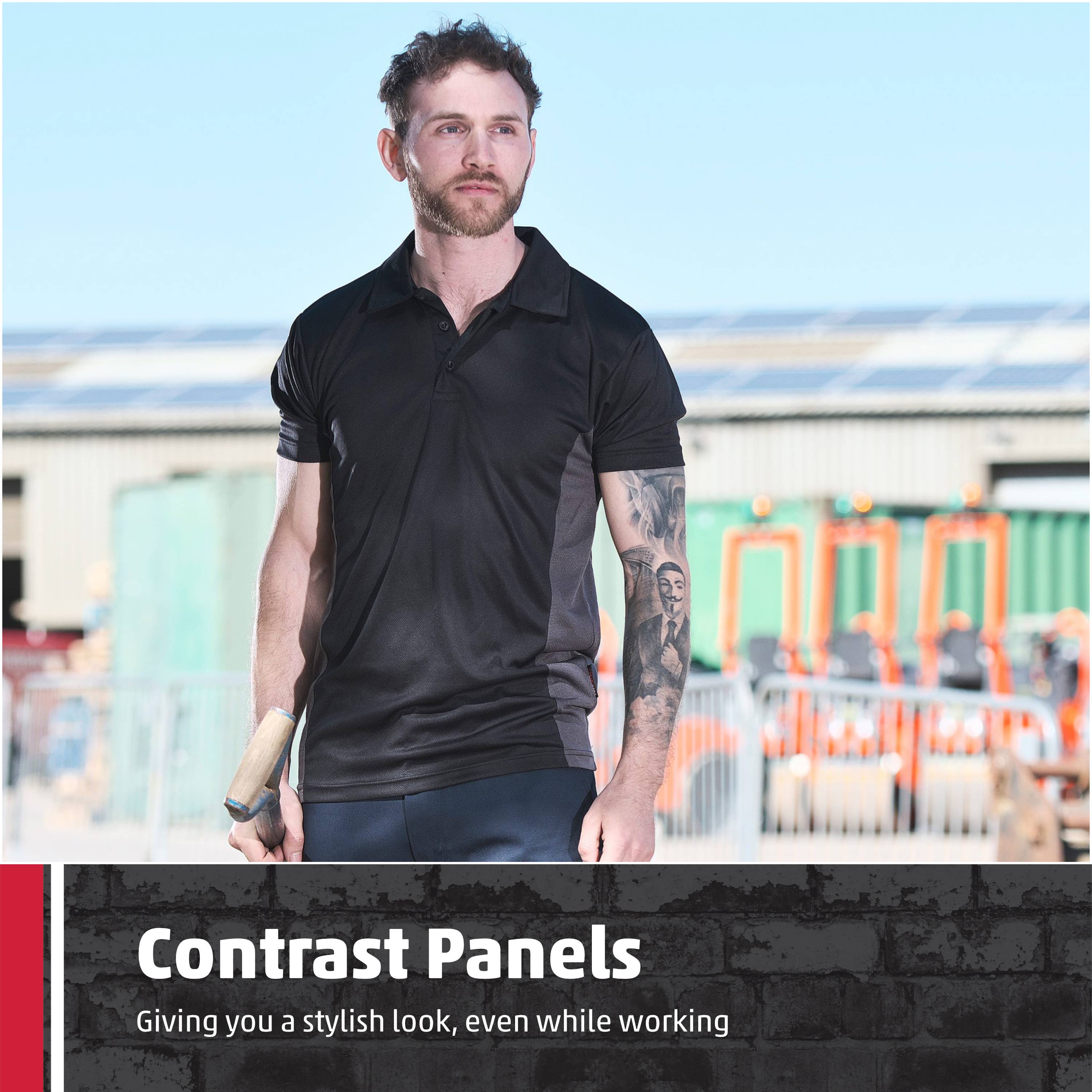 TuffStuff Workwear - Vente Polo – homme - Polo de travail Pro TuffStuff, col renforcé, tissu 240 g/m²8